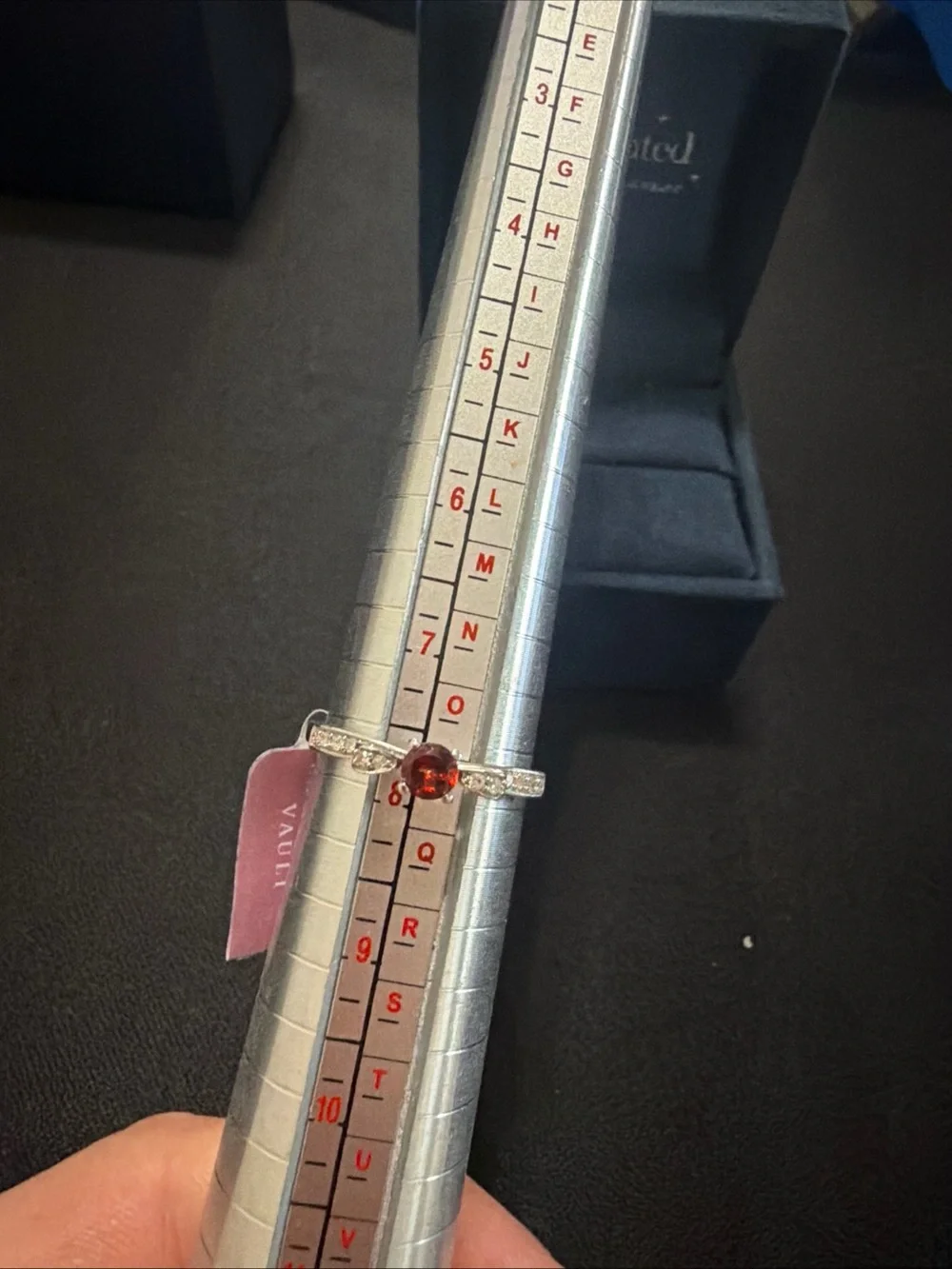 Enchanted Disney Fine Jewelry Sterling Silver Diamond Garnet Snow White Ring